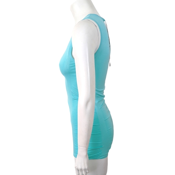 Calia Seamless Core Tank Top Workout Athletic Top NWT Womens XS Teal Blue - Picture 5 of 10
